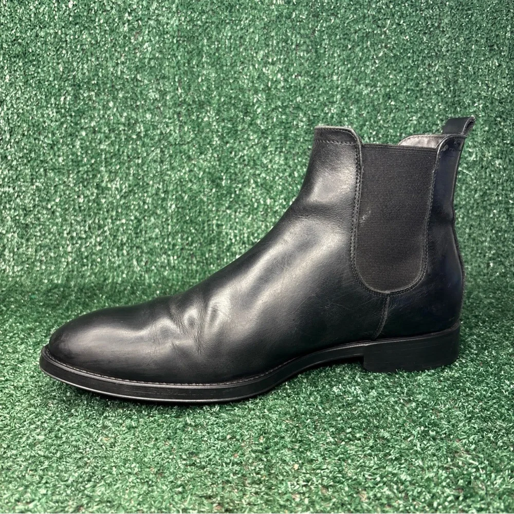 To Boot New York‎ Adam Derrick Chelsea Boots Size 9 Black Leather Made In Italy